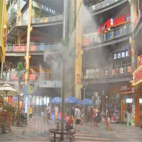 福建户外广场游乐园喷雾降温设备工程