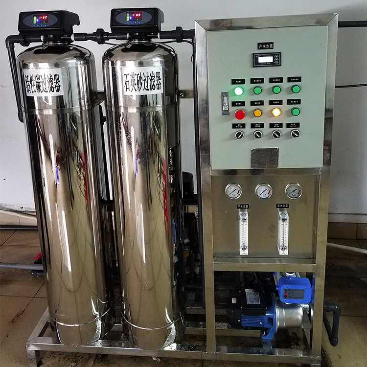 250L学校小型直饮水机纯净水处理工业反渗透RO设备厂家定制