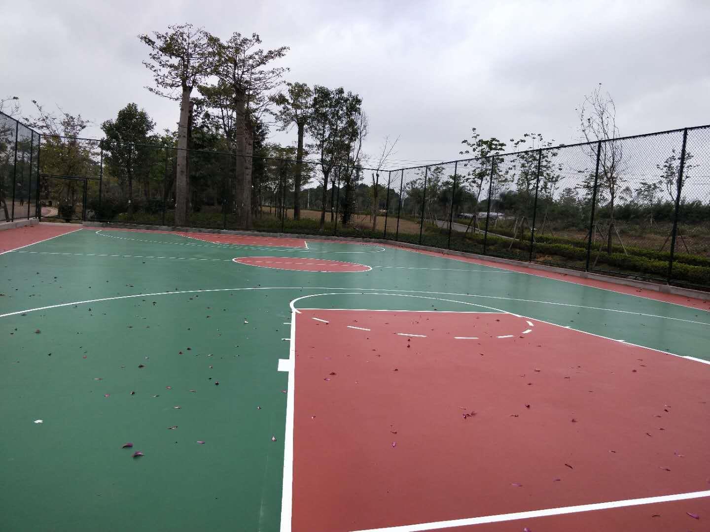 深圳塑胶篮球场施工公司