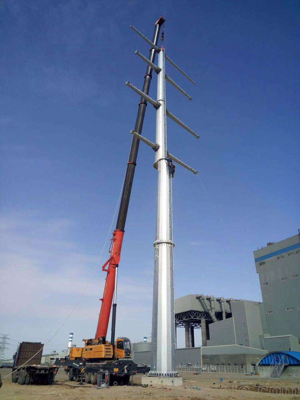 山丹县 25米 电力钢管杆 电力钢管塔