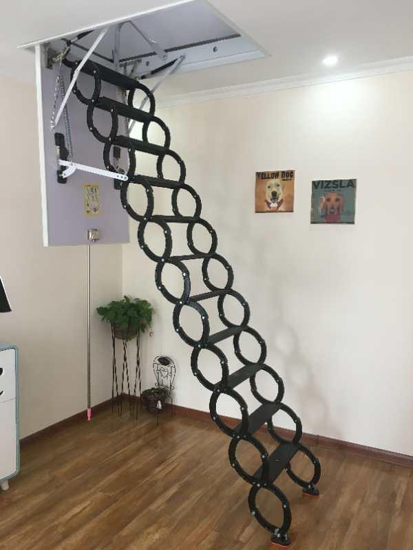 电动伸缩楼梯特点及使用方法