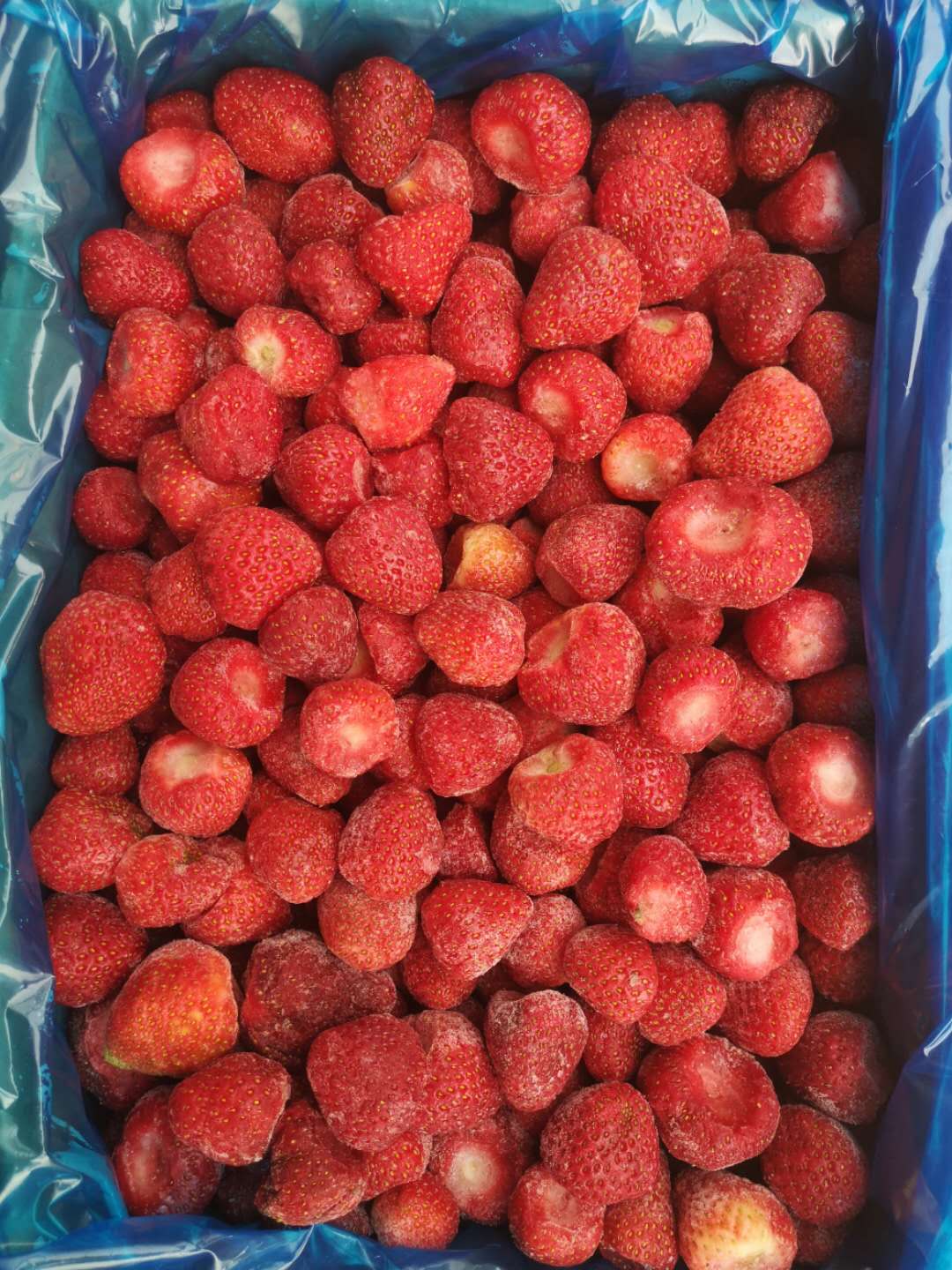 工厂直供鲜果速冻冷冻美十三草莓10kg/箱散装果汁果酱原料供应