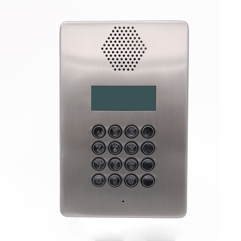 不锈钢无线电梯电话机　紧急求助电话机 KNZD-03LCD