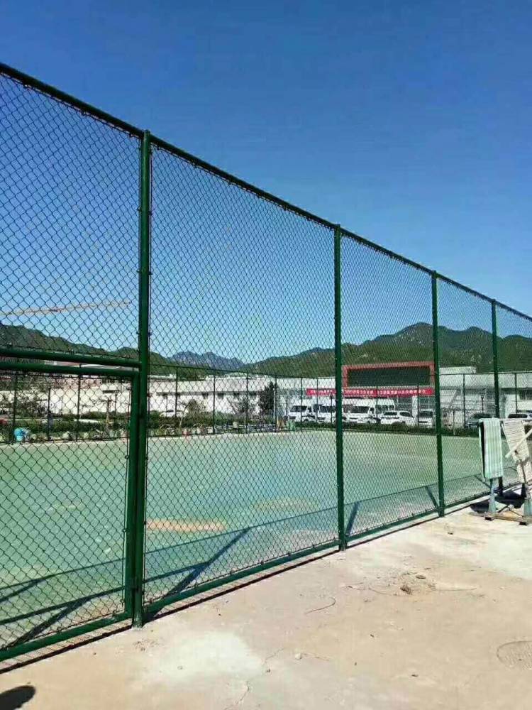 体育球场设计与安装 PVC勾花护栏网 操场铁丝网围栏