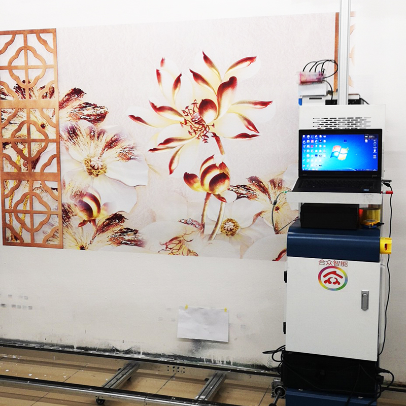 大型立式3D墙壁彩绘机高清装饰画墙绘机智能5D绘画机厂家热卖