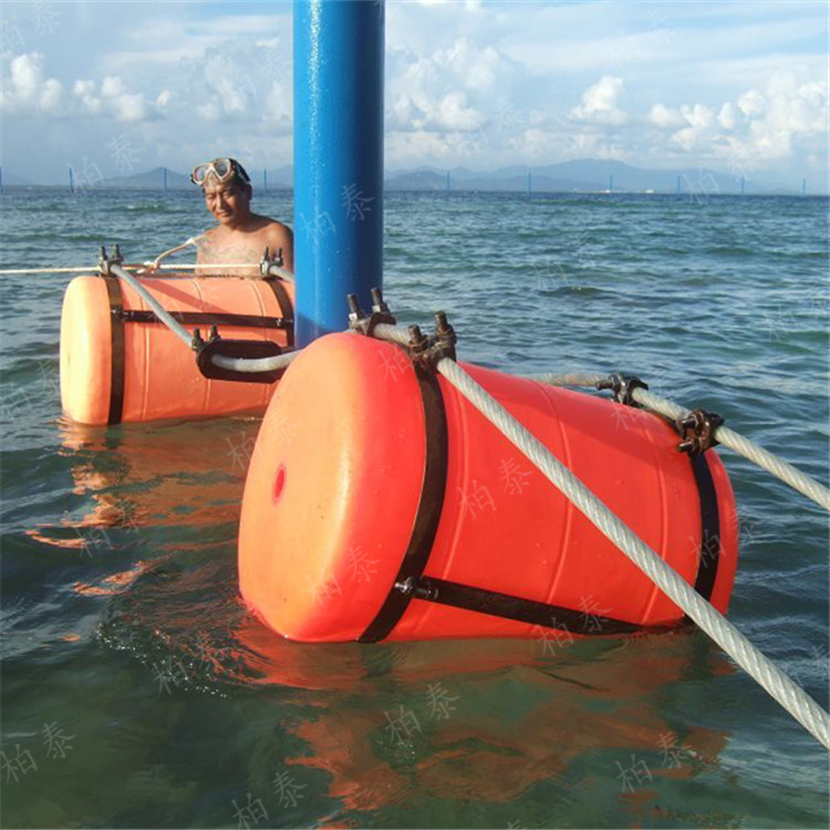 水面警示浮筒现货供应 警戒线浮筒