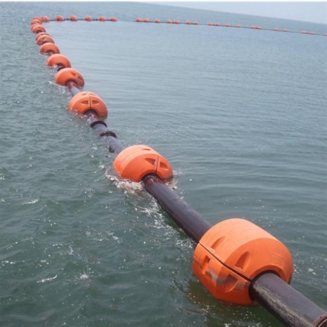 LLDPE水面管浮规格 塑料夹管道浮筒生产工厂