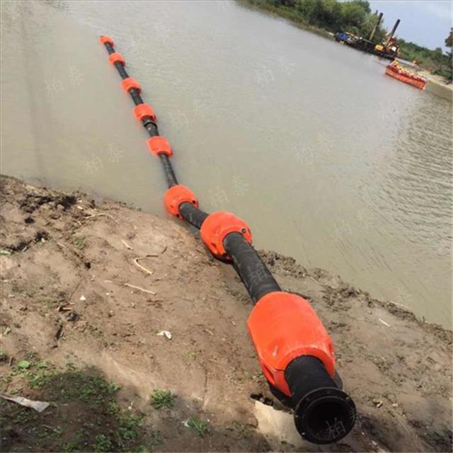 平原河道运输管浮筒 内径110毫米塑料组合式管道浮体批发