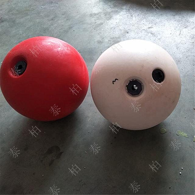 PE水面赛事赛道浮球型号 直径30公分单耳浮球供应