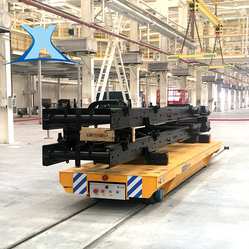 混凝土搬运电动轨道平车、转运仪器仪表电动轨道台车