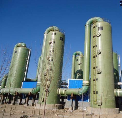 鹰潭电厂大型脱硫塔－废气处理设备－耗能少－占地小