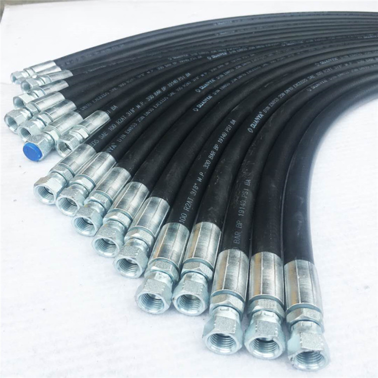 黑色耐磨喷沙夹布耐油高压胶管钢丝缠绕蒸汽橡胶管低压胶管