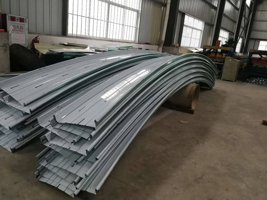 铝镁锰屋面板 钢结构屋面 黄山65-430钛锌板可以做弯弧