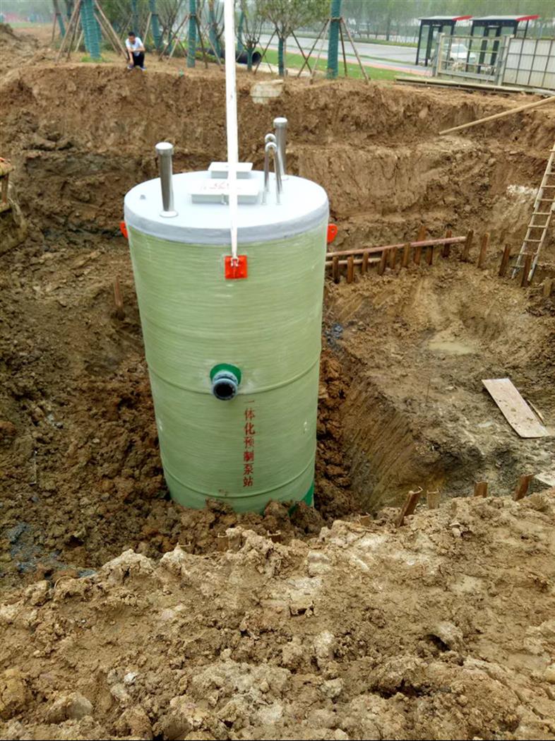 不锈钢一体化预制泵站安装方便、质量可靠