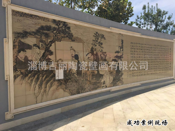 山东寺庙陶瓷壁画零售 淄博吉丽陶瓷壁画供应