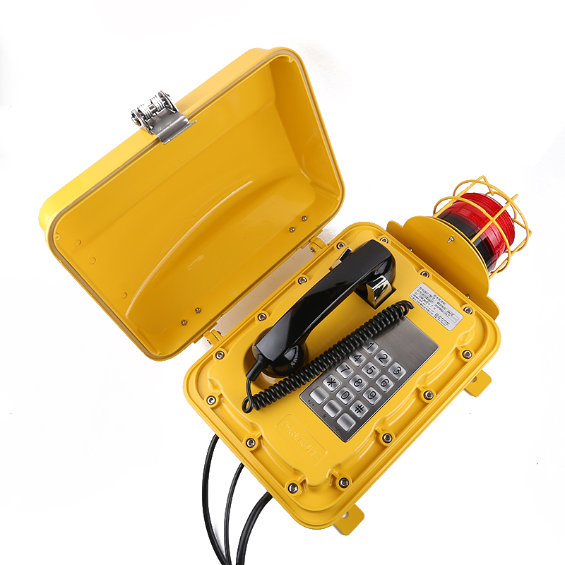 玖沃joiwo防水防潮电话机VOIP电话光纤电话防爆电话防水声电话机带灯JWAT303