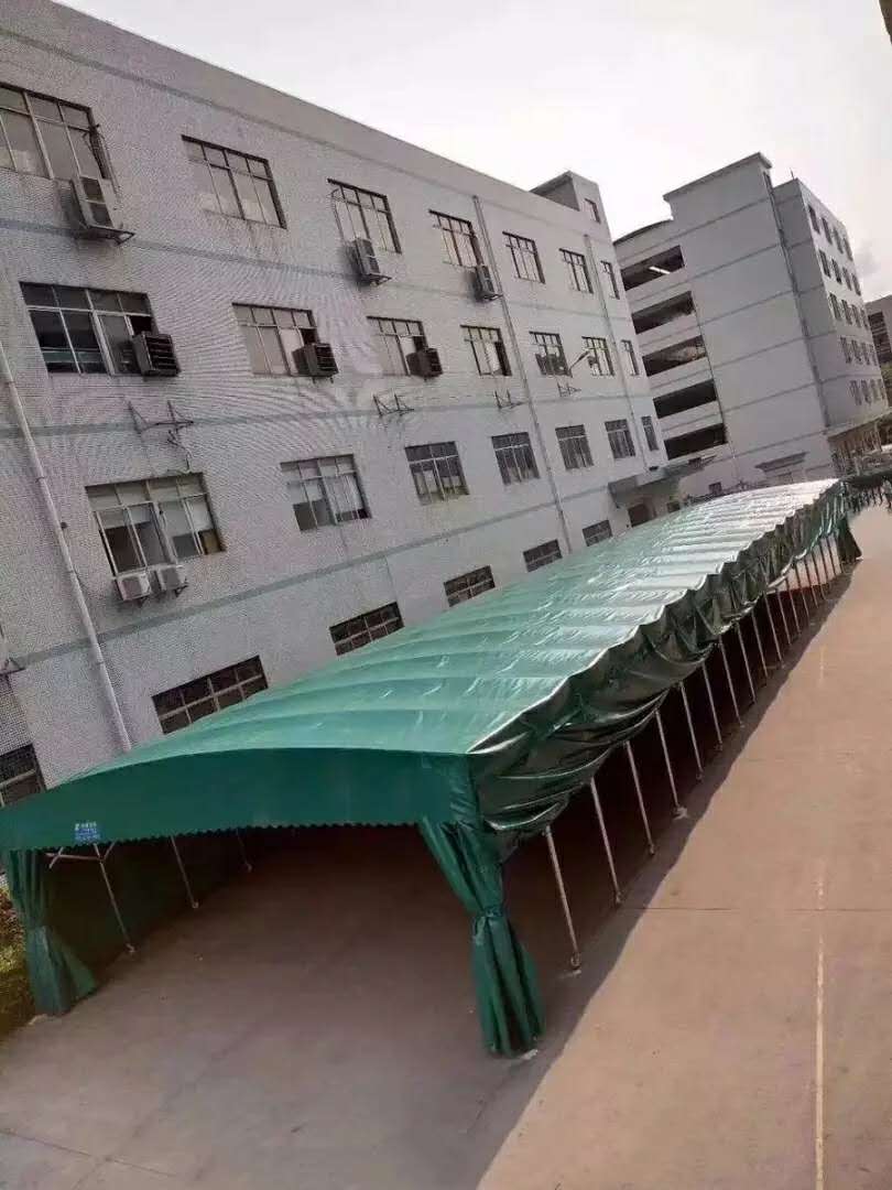 中国制造遮阳蓬推拉棚