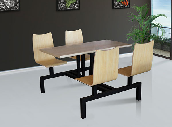 长春多品类钢木餐桌简约设计选哈中信定制