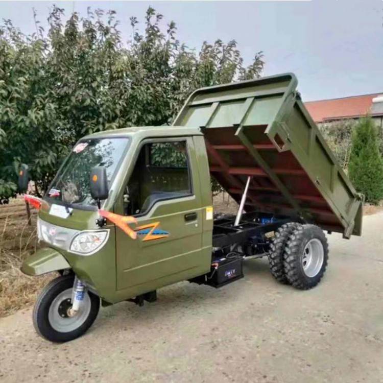 新款柴油三轮车 建筑工程农用三马子 爬坡自卸运输车