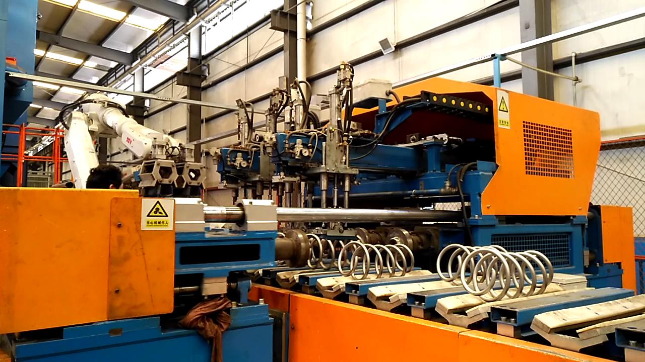 中国悬架弹簧自动生产线强压机负荷分选机