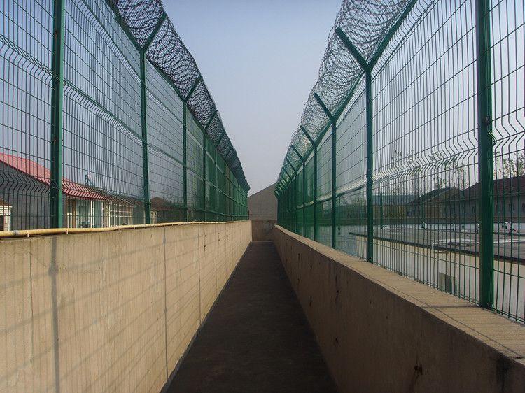 现货批发 蛇腹形刀刺隔离网 监狱护栏网 围墙滚笼防护网