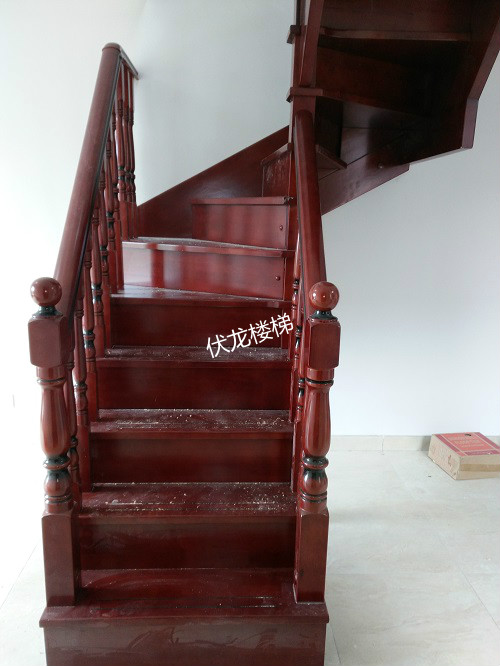 海口复式楼梯实木整梯定制-全省上门安装-价优