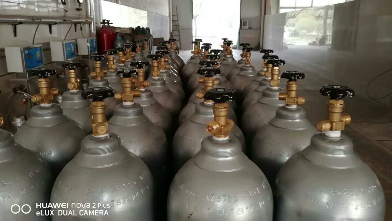 杭州供应带虹吸管插管钢瓶40升充换气服务