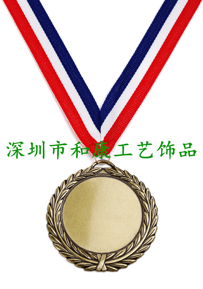 运动会比赛通用麦穗镜面奖牌定制 学校庆典纪念挂牌制作