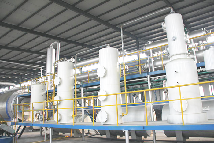 亚科废机油蒸馏设备 常压蒸馏设备YK-8型亚克力裂解精馏设备设备