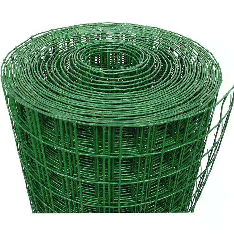 果园围栏养殖围栏网圈地绿网荷兰网浸塑铁丝网绿色铁丝网