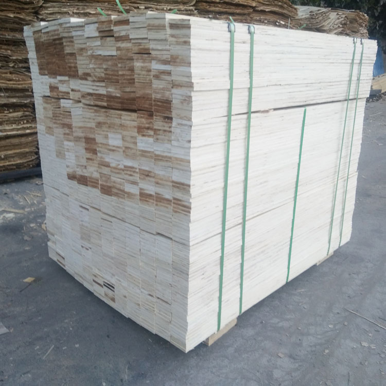 厂家供应单板层基材 2018免熏蒸LVL出口杨木胶合板 生态包装木材