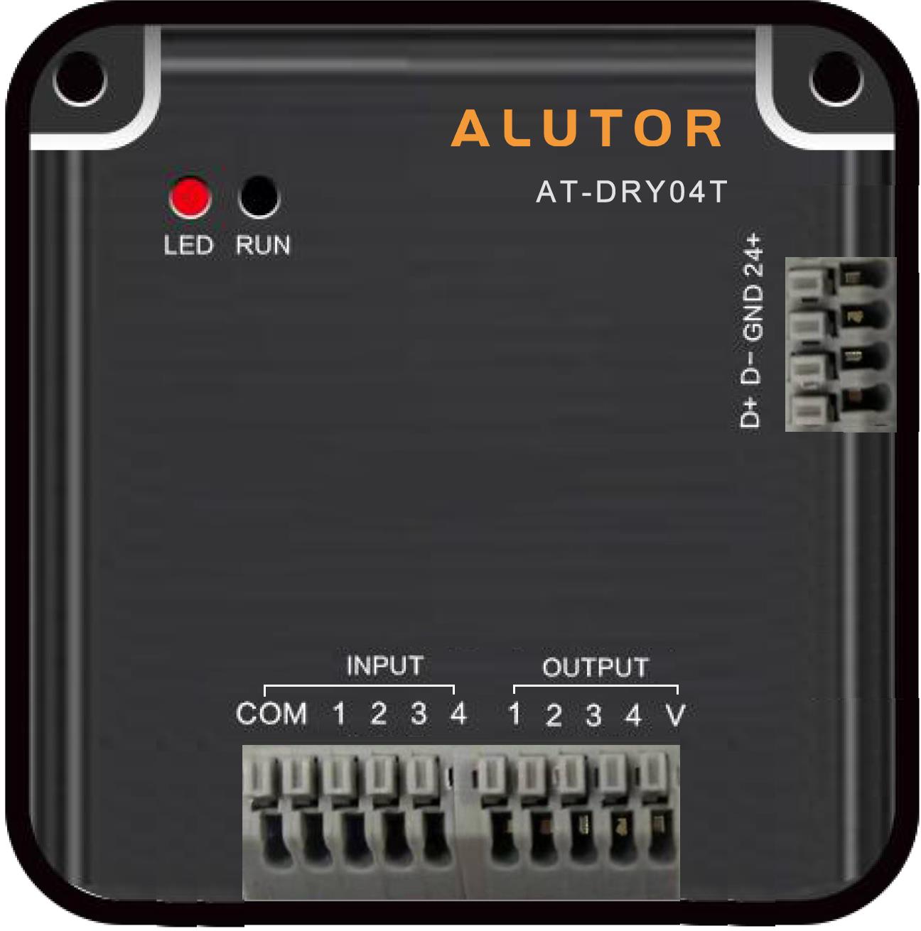阿尔尤特AT-Dry04四路干接点智能照明控制系统四路输出干接点