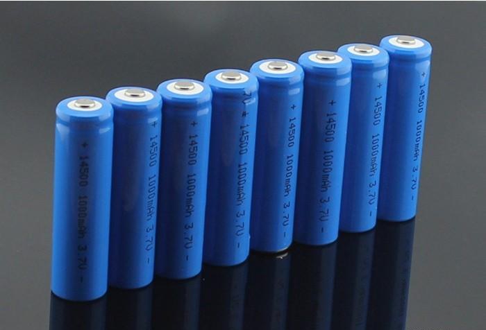 14500锂电池 5号锂电池AA1300毫安可充电 3.7V耐力充电电池 特价