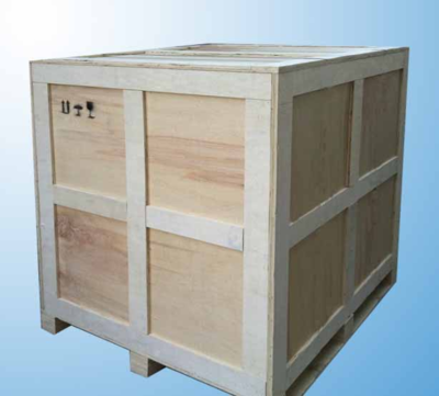 钢带木箱厂家定制，机械设备包装木箱，物流包装木箱木托盘，上海昌誉木制品包装
