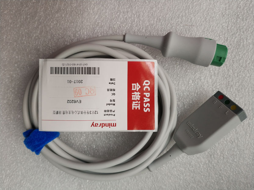 12针3导小儿/新生儿心电主电缆 IEC/AHA 除颤型 EV6202