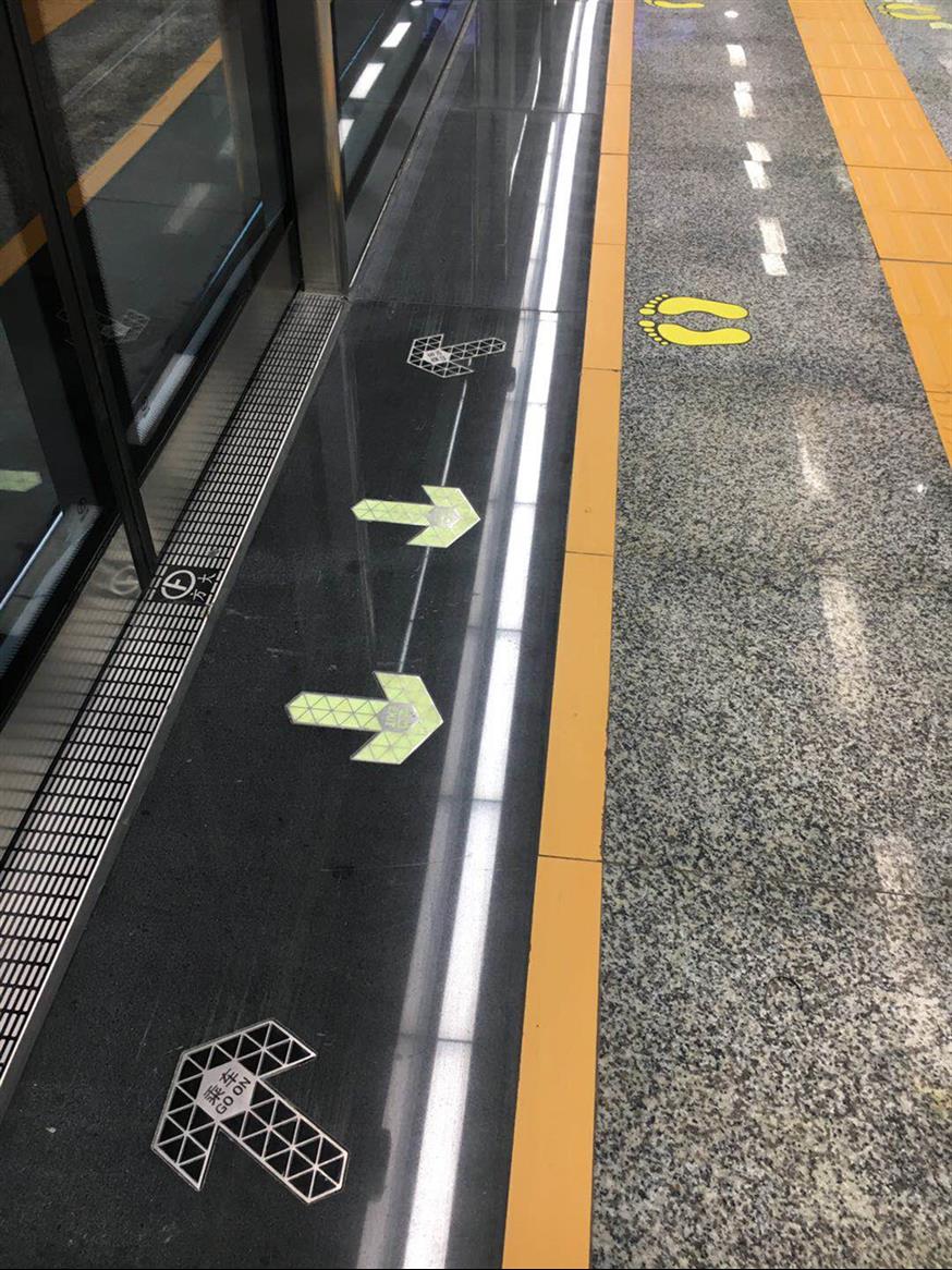 深圳逃生指示夜光地铁疏散标识出售
