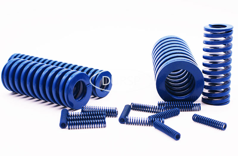 中载荷蓝色弹簧 ISO10243标准弹簧 弹簧厂家直销国外设备用弹簧