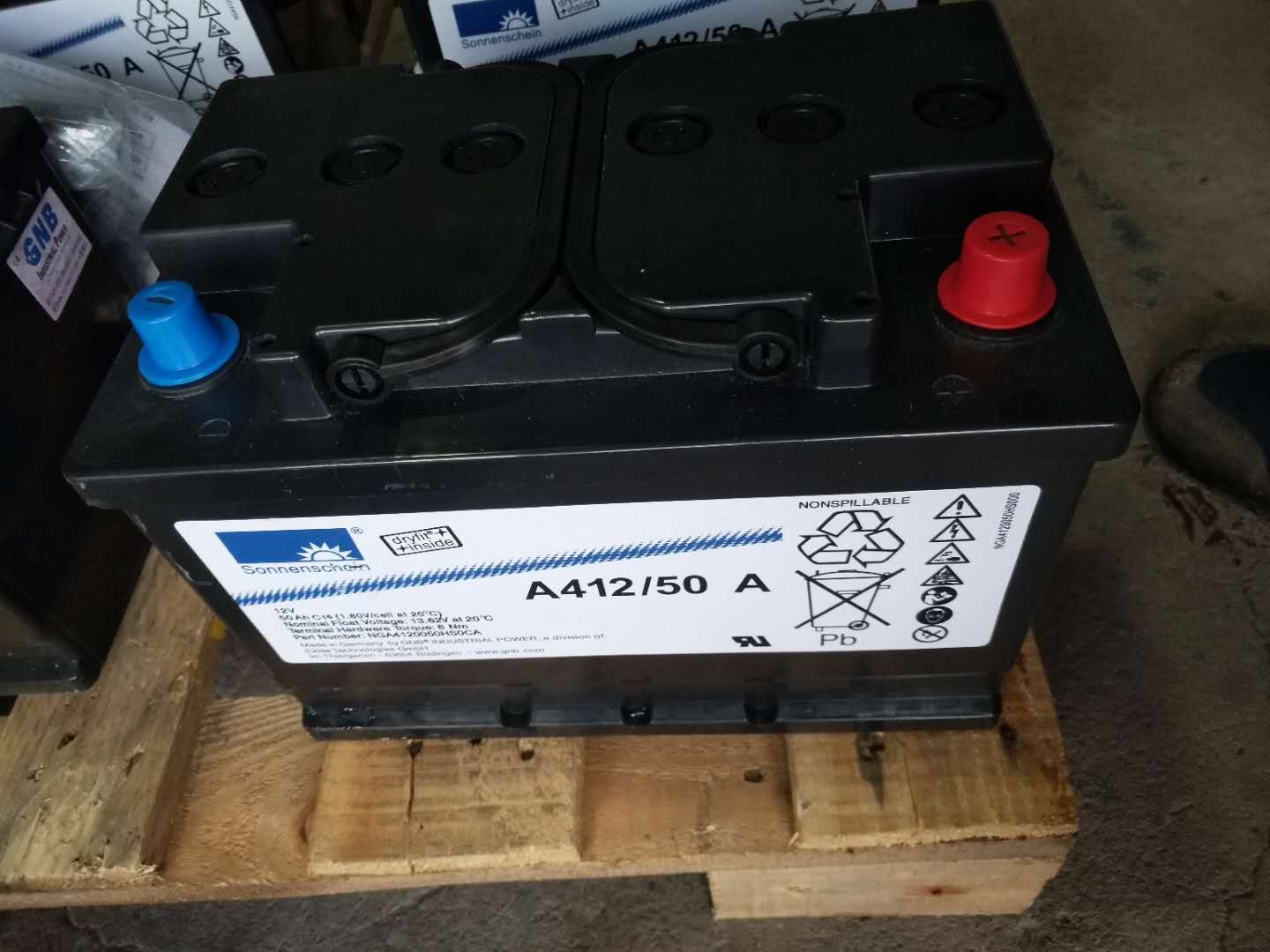 德国阳光蓄电池A412/50A进口价格