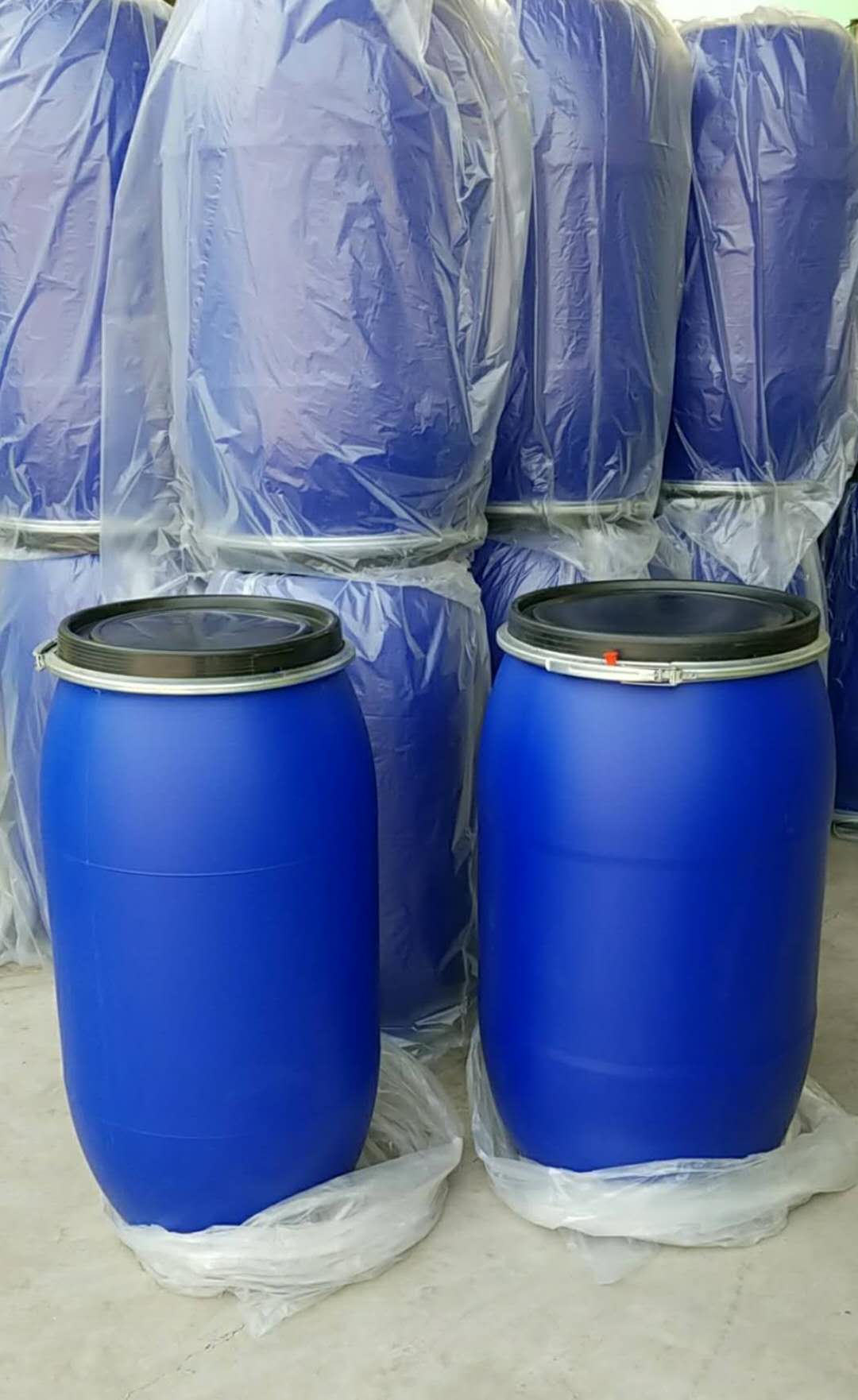 铁箍法兰125升塑料桶125公斤化工塑料桶