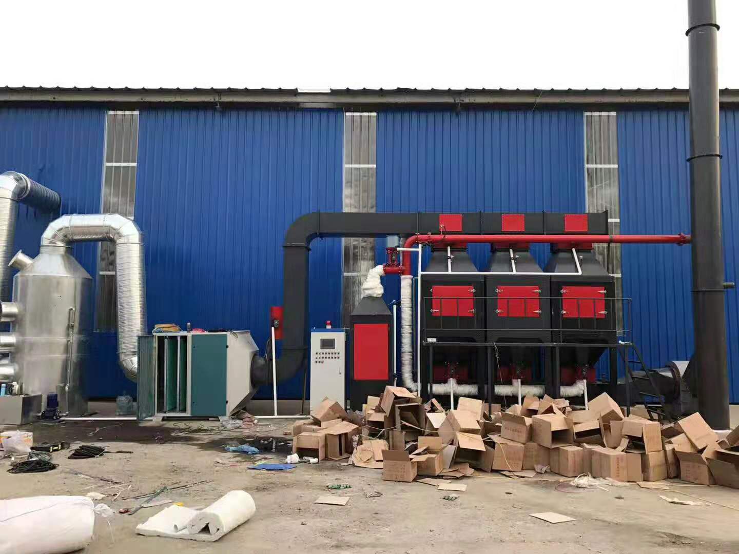 安徽合肥-印刷厂**催化燃烧废气处理-质保三年