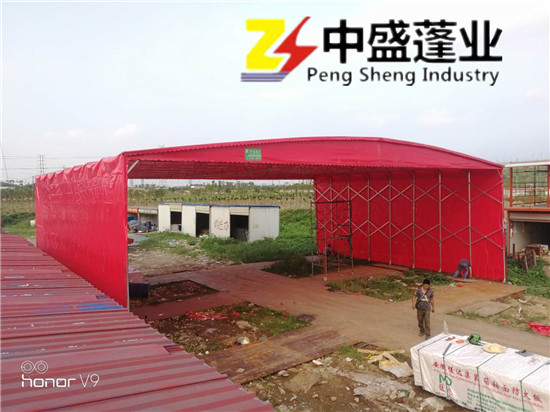 中盛户外大型仓库帐篷移动式雨篷厂家专业制作安装