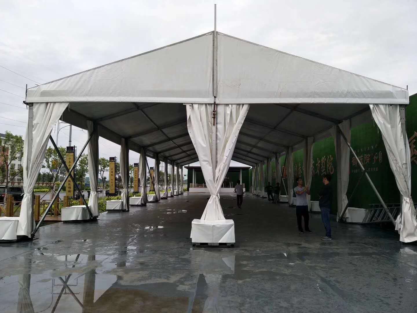 活动伸缩篷，电动折叠移动推拉雨棚河南郑州弘昌帐篷厂