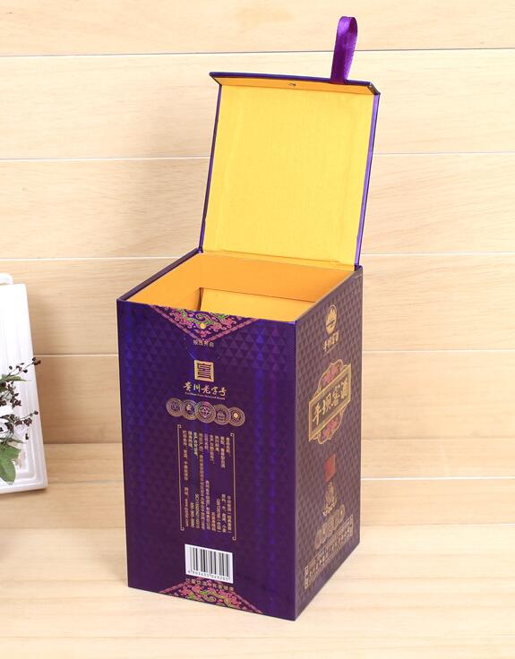 本溪酒盒包装定做 手提酒盒印刷 一周交货