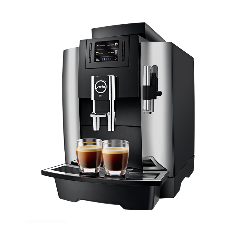 JURA/优瑞 WE8办公室全自动咖啡机商用 现磨一键奶咖拿铁 新品