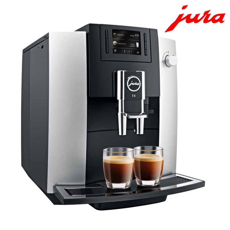 原装进口 JURA/优瑞 E6咖啡机家用商用全自动意式咖啡机 行货