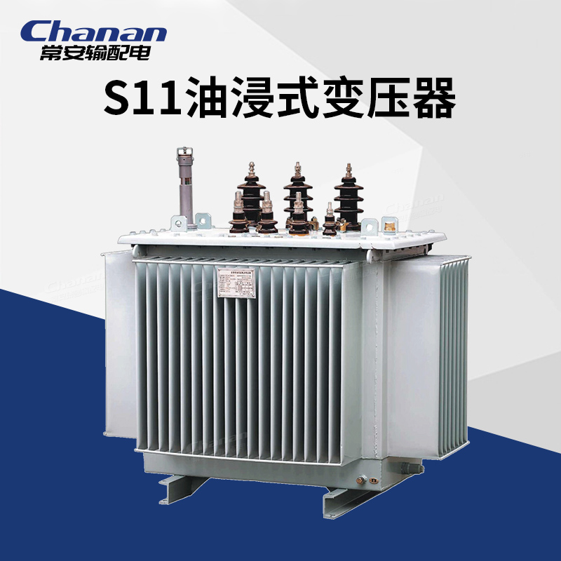 常安S11-M-125/10油浸式电力配电变压器125kVA全密封10kV