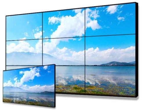 康普恩49寸IP液晶拼接屏幕4K会议室LED广告显示监控电视墙46/49/55