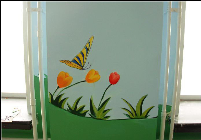 幼儿园手绘 应用范围广泛 幼儿园墙画厂家