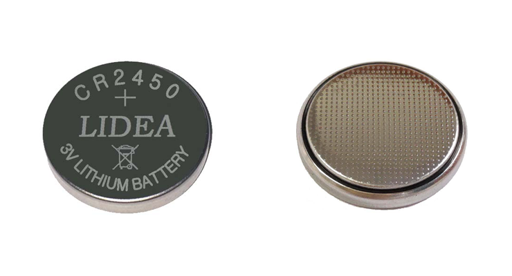 LIDEA品牌电池CR2450高容量600mAh生产厂家