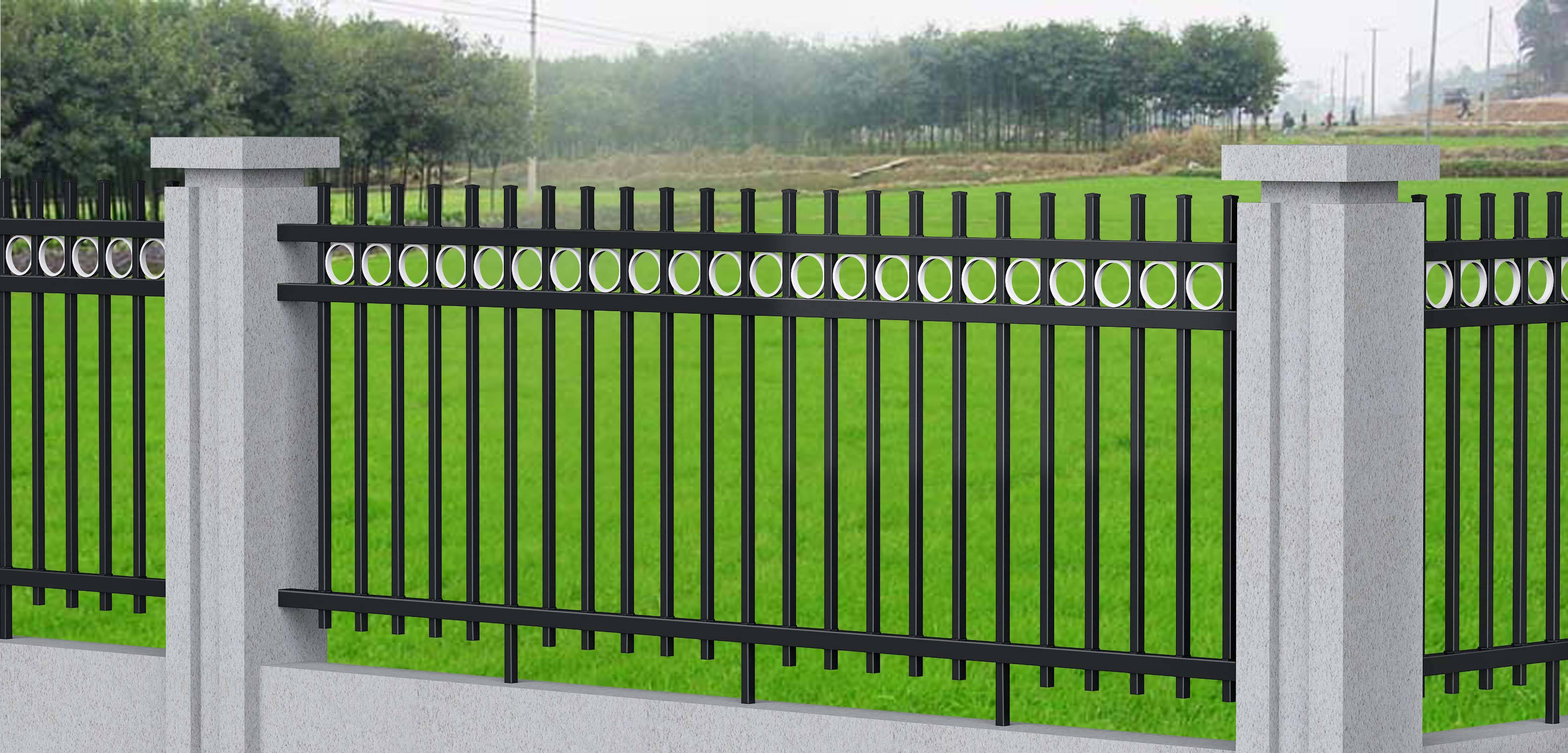 小区护栏_锌钢围墙护栏价格_铁艺护栏生产厂家